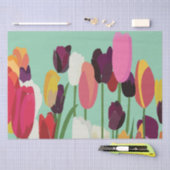 チューリップカラフルフラワーズチューリップ 薄葉紙 (クラフト)