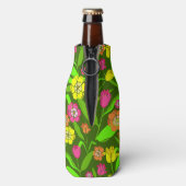 チューリップカラフルフラワープリント ボトルクーラー (ボトル裏面)