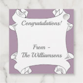 チューリップカラフルブーケ フェイバータグ (裏面)