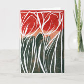 チューリップガーデニングアート カード (正面)