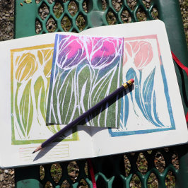 チューリップガーデニングアート ポストカード