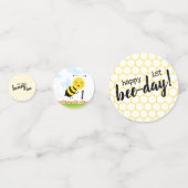 チューリップガーデンでミツバチ コンフェッティ (裏面)