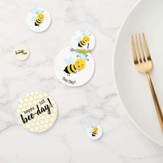 チューリップガーデンでミツバチ コンフェッティ (グループ)