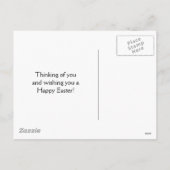 チューリップガーデンハッピーイースター シーズンポストカード (裏面)