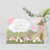 チューリップガーデンバースデーパーティー 招待状 (スタンド正面)