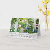 チューリップガーデン悔やみや弔慰 カード (黄色い花)