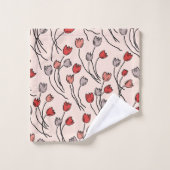 チューリップガーデン バスタオルセット (ウォッシュタオル)