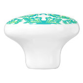 チューリップガーデン – ヴィンテージモダンフラワー セラミックノブ (側面)