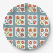 チューリップキルト ペーパープレート (正面)
