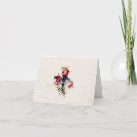 チューリップクラスタ サンキューカード (正面)