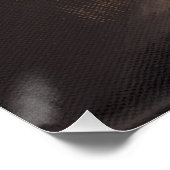 チューリップグラスのパータースタウトのアートにダーク絵画ビール ポスター (コーナー)