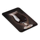 チューリップグラスのパータースタウトのアートにダーク絵画ビール マグネット (右側)