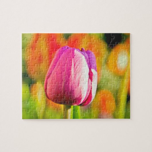 チューリップコラージュ ジグソーパズル (横)