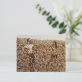 チューリップコーヒー&インクスケッチ葉書のフィールド ポストカード (スタンド正面)