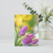 チューリップサンキューカード ポストカード (スタンド正面)