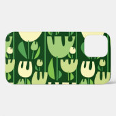 チューリップスカンジナビアスタイルパターン Case-Mate iPhoneケース (裏面 (横))