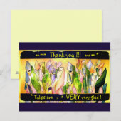 チューリップスクエア感謝のポストカード ポストカード (正面/裏面)