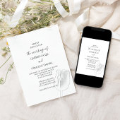 チューリップスケッチ春の結婚式 招待状