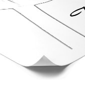 チューリップスケッチ ポスター (角)