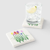 チューリップストーンコースター ストーンコースター (横)