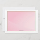 チューリップスパーティの招待状 招待状 (裏面)