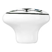 チューリップスペンシルバニアオランダ六角サインセラミックノブ セラミックノブ (側面)