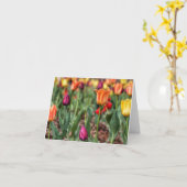 チューリップタイムノートカード カード (黄色い花)