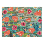 チューリップタンゴインスパイア自然フローラ- テーブルクロス (正面(横))