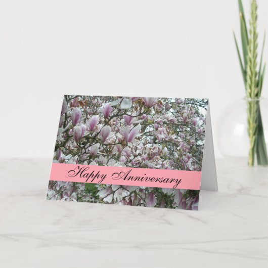 チューリップツリー開花 カード (正面)