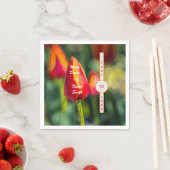 チューリップテクスチャガーデン スタンダードカクテルナプキン (インサイチュ)