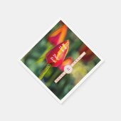 チューリップテクスチャガーデン スタンダードカクテルナプキン (角)