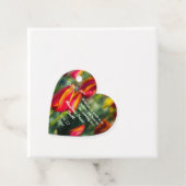 チューリップテクスチャ庭園の結婚式 フェイバータグ (インサイチュ)