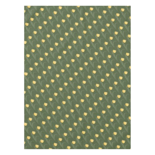 チューリップテーブルクロスフェスティバルイースターフラワーテーブルクロス テーブルクロス (正面)