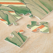 チューリップトリオヴィンテージレトロアート ジグソーパズル (側面)