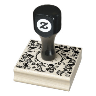 チューリップバラガーデンセーブ結婚ザデイトイニシャル ラバースタンプ