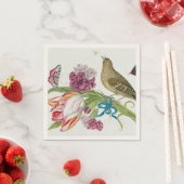 チューリップバードバタフライファインアート紙ナプキンス スタンダードカクテルナプキン (インサイチュ)