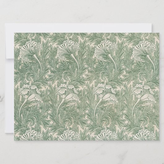 チューリップパターン（William Morris著） カード (正面)