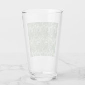 チューリップパターン（William Morris著） タンブラーグラス (裏面)