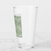 チューリップパターン（William Morris著） タンブラーグラス (左)