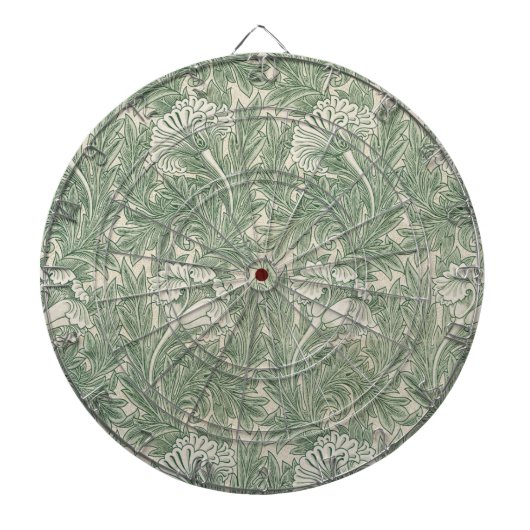 チューリップパターン（William Morris著） ダーツボード (正面)