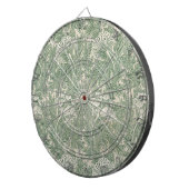 チューリップパターン（William Morris著） ダーツボード (正面右)