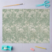 チューリップパターン（William Morris著） 薄葉紙 (クラフト)