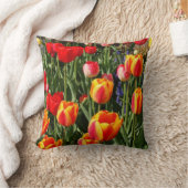 チューリップパッチ クッション (ブランケット)