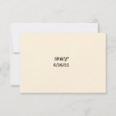 チューリップパラダイスの出欠カード 出欠カード (裏面)