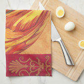 チューリップパワーI キッチンタオル (四つ折り)