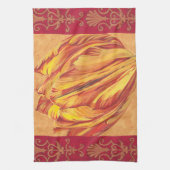 チューリップパワーI キッチンタオル (縦)