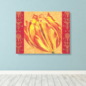 チューリップパワーI キャンバスプリント (インサイチュ (ウッドフロア))