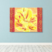 チューリップパワーII キャンバスプリント (インサイチュ (ウッドフロア))