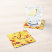 チューリップパワーII スクエアペーパーコースター (インサイチュ)