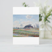 チューリップフィールズアットサッセンハイムバイクロードモネ サンキューカード (スタンド正面)